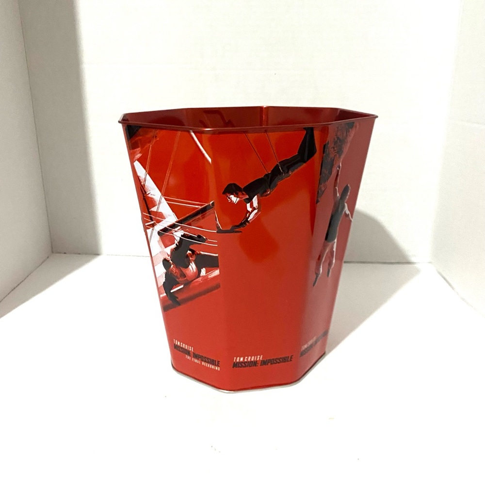 Tom Cruise Mission: Impossible The Final Reckoning Tin Popcorn Bucket NEW